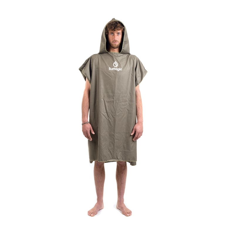 Surf Logic Quick-dry poncho microfiber / Olive green-0