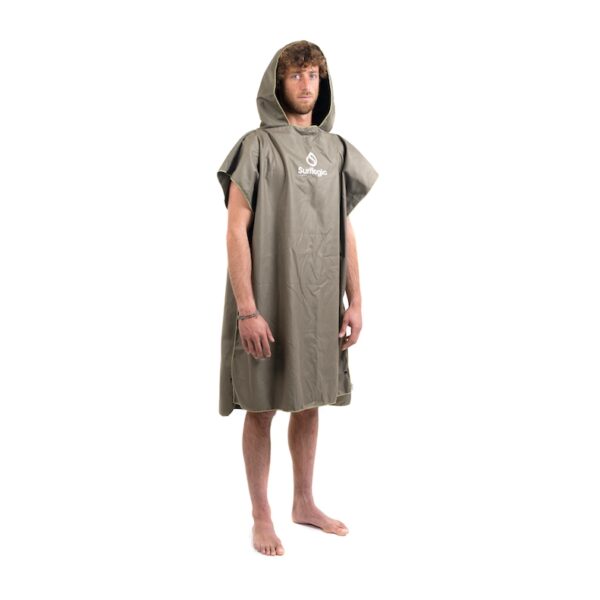 Surf Logic Quick-dry poncho microfiber / Olive green-11551