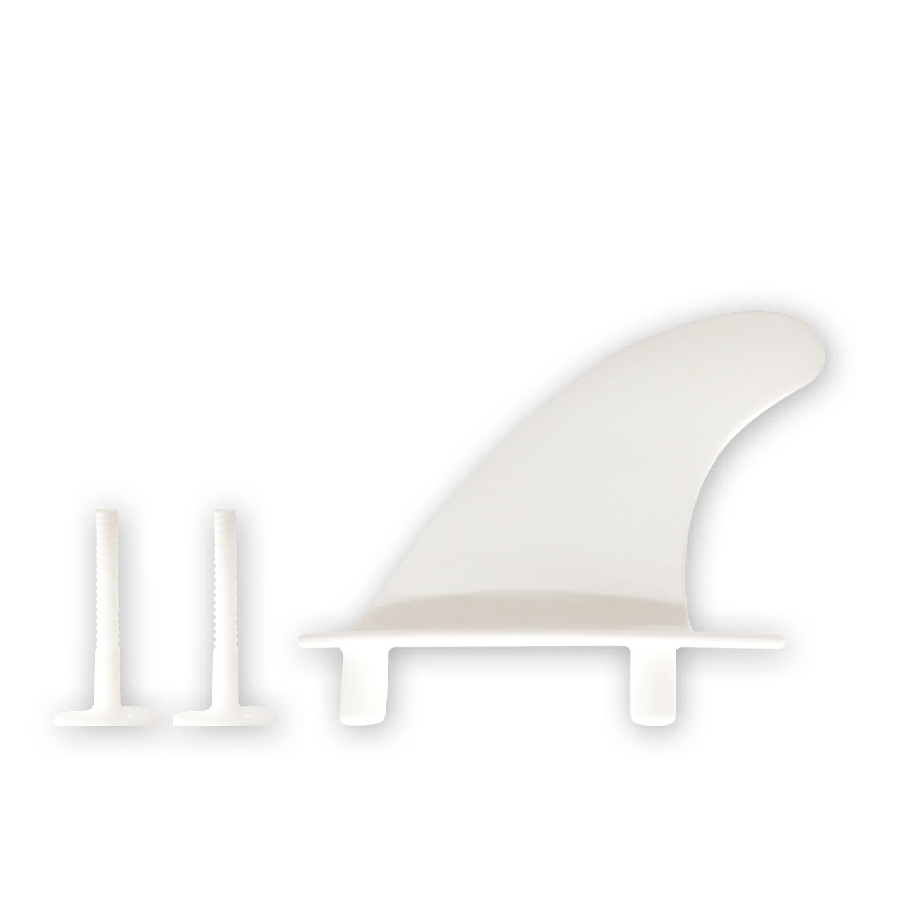 TAHE FIN SOFTBOARD (x1) + SCREWS (x2) - WHITE