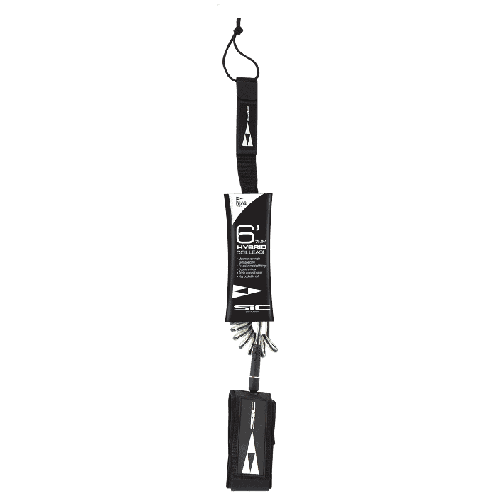 SIC SUP Leash Hybrid Coil-Straight 6'