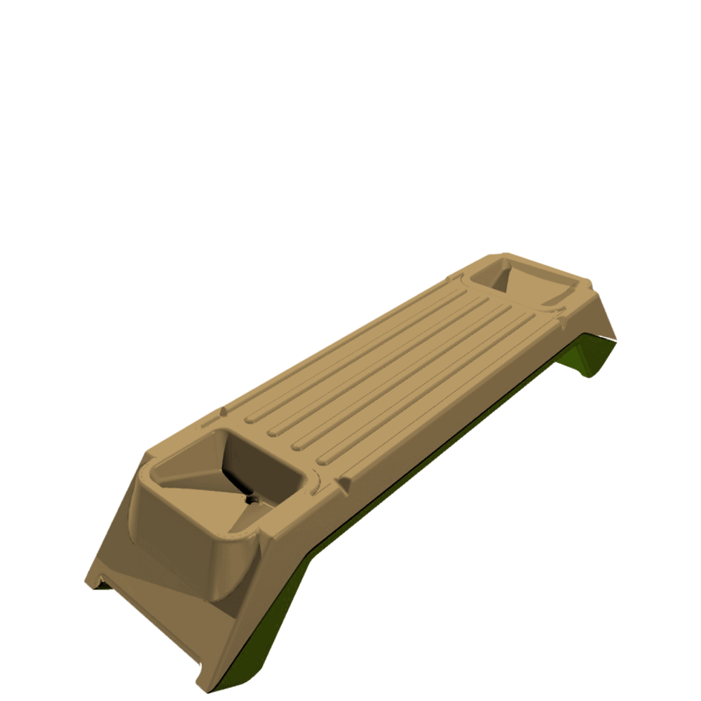 TAHE SPORTYAK 245 BENCH GREEN + ELASTIC