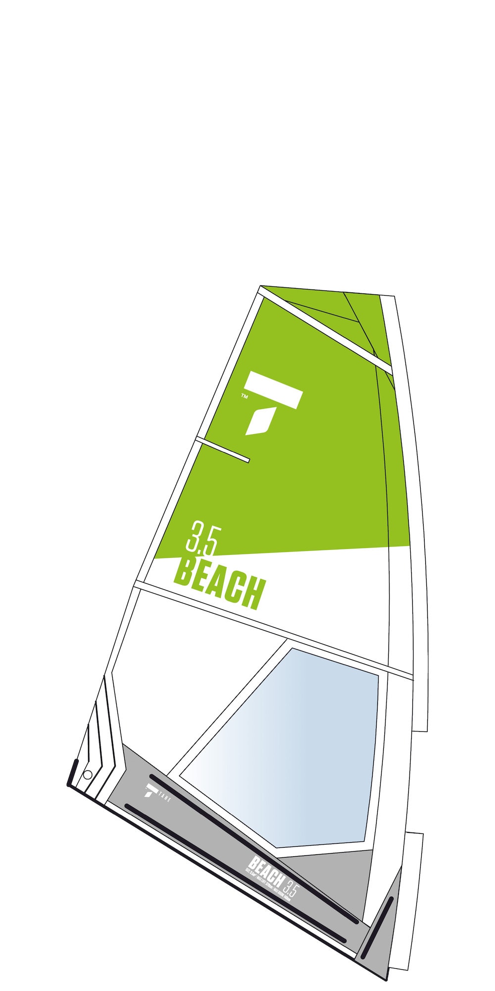 TAHE Komplettrigg BEACH KIDS 3,5