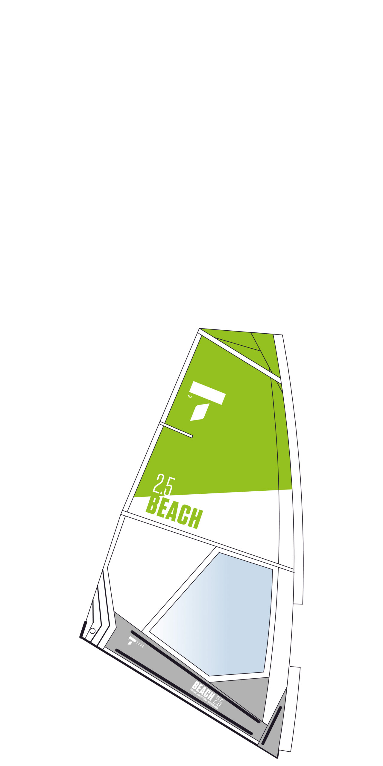 TAHE Komplettrigg Beach Kids 2,5
