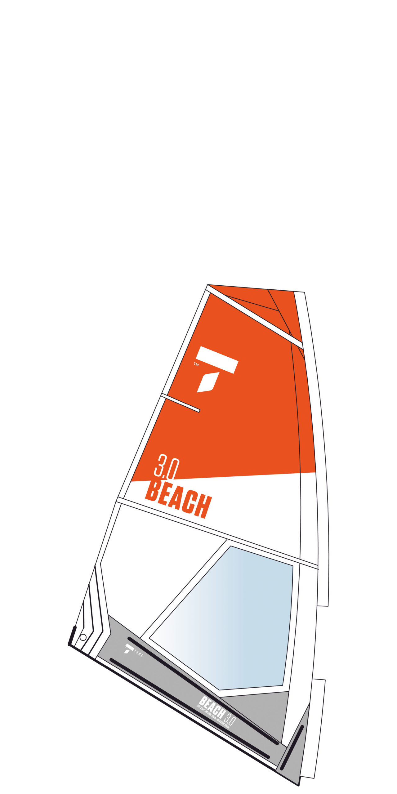 TAHE Komplettrigg Beach Kids 3,0