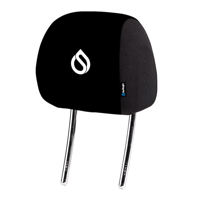 Surf Logic Car headrest cover black