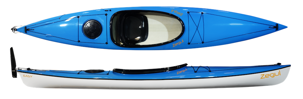 Zegul Easy A-Core Rudder - Blue