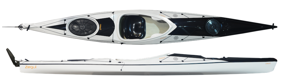 Zegul Dreki MV A-Core LT Rudder - White