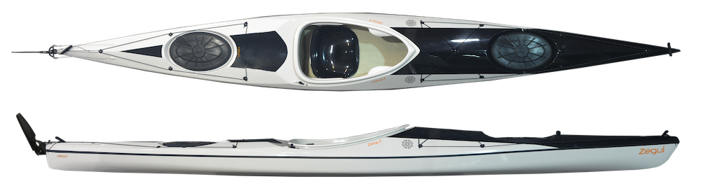 Zegul Dreki HV A-Core LT Rudder - White
