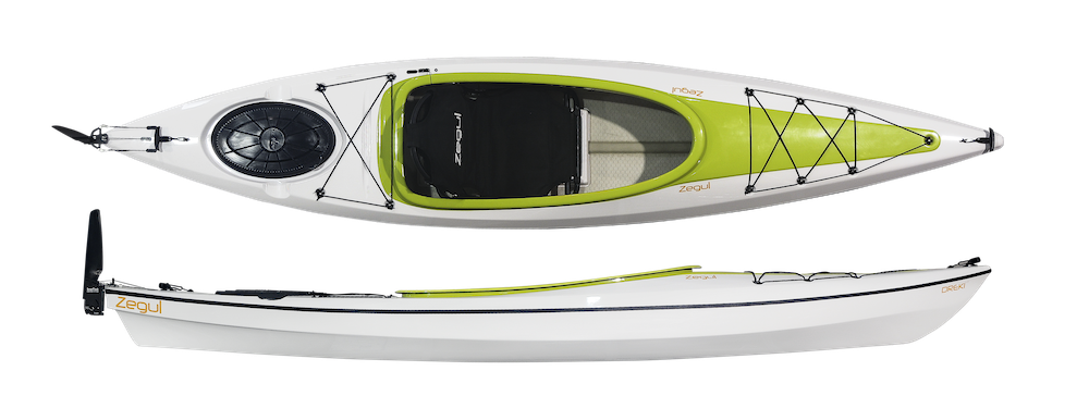 Zegul Dreki LV A-Core Rudder - White-Lime-White