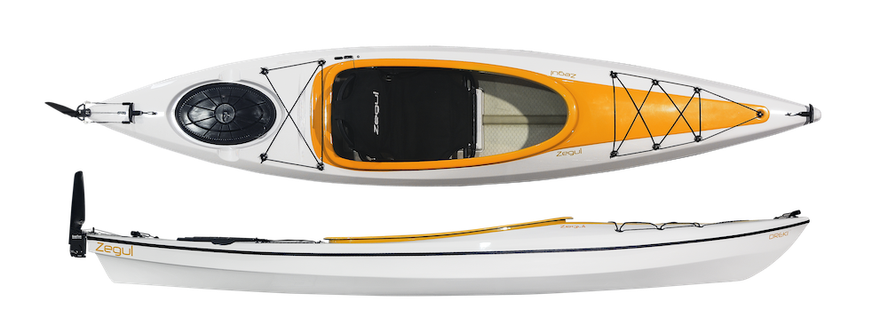 Zegul Dreki LV A-Core Rudder - White-Orange-White